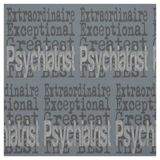 Psychiater Buitengewone Fabric Stof (Swatch)