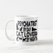 Psychiater Cat Lover Koffiemok (Links)