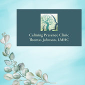 Psychiater Forest Green Head in Mind Tree of Life Visitekaartje