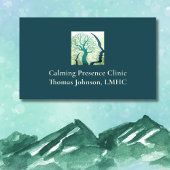 Psychiater Forest Green Head in Mind Tree of Life Visitekaartje