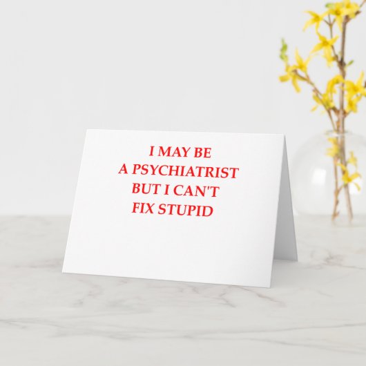 PSYCHIATER KAART (Gele Bloem)