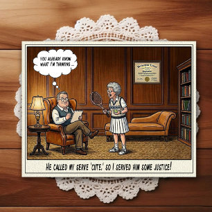 Psychiater Kantoor Humor Cartoon Ansichtkaart Briefkaart