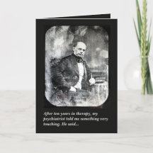 Psychiater psychiatrie humoristische wenskaart