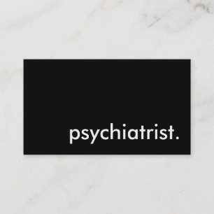 psychiater. visitekaartje