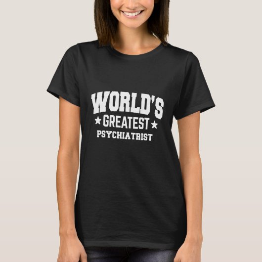 Psychiater Werelds Beste 2e Décor Thema T-shirt (Voorkant)