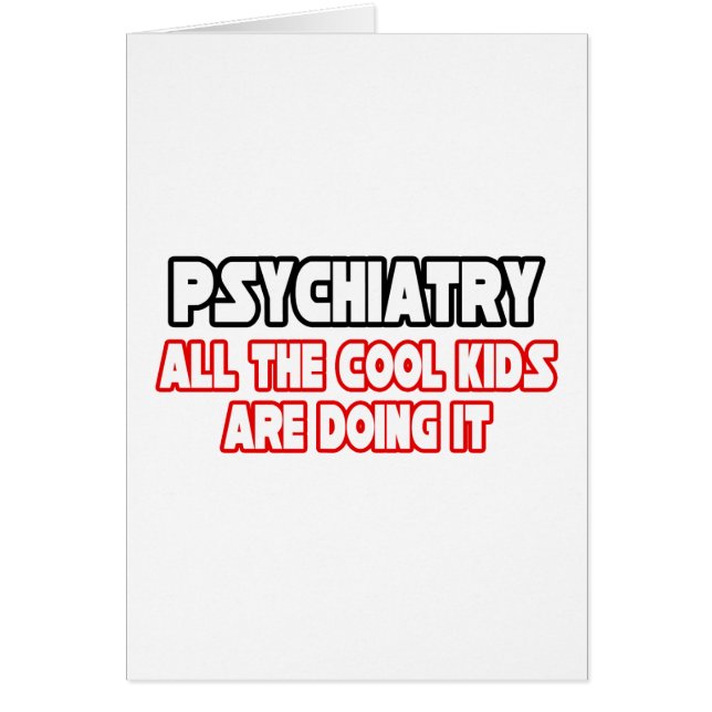 Psychiatrie...Cool Kinder (Voorkant)