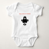 Psychiatrisch in opleiding | Rorschach Baby Bodysu Romper (Voorkant)