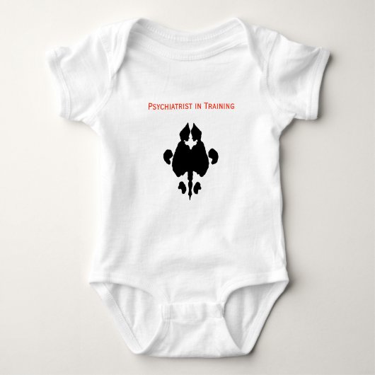 Psychiatrisch in opleiding | Rorschach Baby Bodysu Romper (Voorkant)