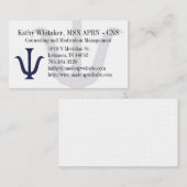 Psychiatrisch Visitekaartje (Voorkant / Achterkant)