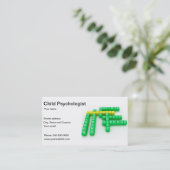 Psychiatrisch Visitekaartje voor kinderen (Staand voorkant)