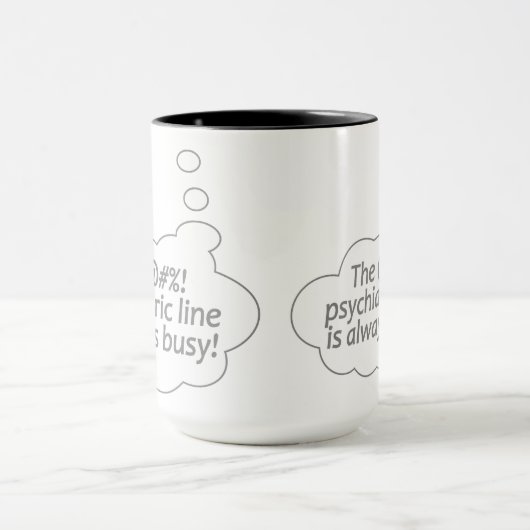 Psychiatrische aangepaste mok lijn - kies stijl, k (Midden)