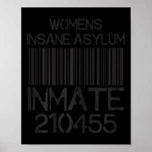 Psychiatrische afdeling gevangenis grappig Hallowe Poster