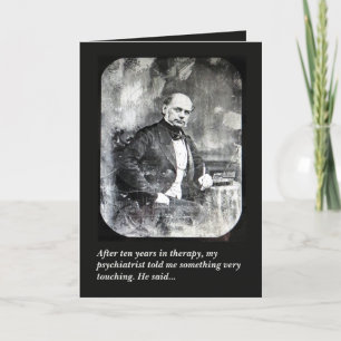Psychiatrische psychiatrie humoristisch wenskaart kaart