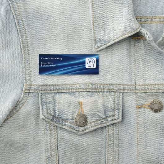 Psychiatrische Psychotherapeut Naam Tags (In situ)