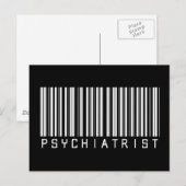 Psychiatrische streepjescode briefkaart (Voorkant / Achterkant)