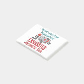 Psychiatrische tandheelkundige technicus post-it® notes (Schuin)