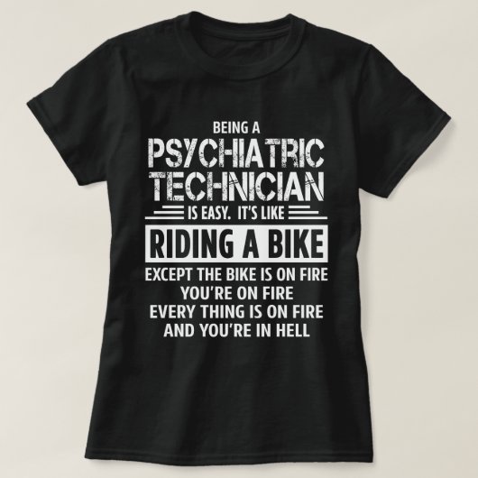 Psychiatrische technicus t-shirt (Design voorkant)