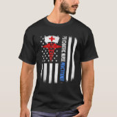 Psychiatrische verpleegkundige Psych Neursing Amer T-shirt (Voorkant)