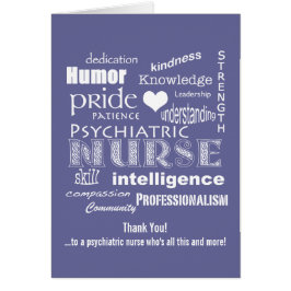 Psychiatrische verpleegster Hartelijk dank, Word C