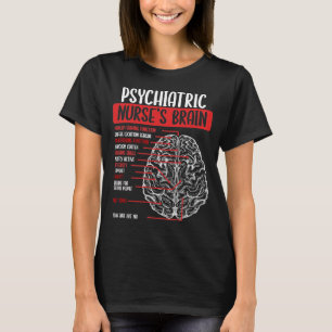Psychiatrische verpleegsters Reel Psychologie Zenu T-shirt
