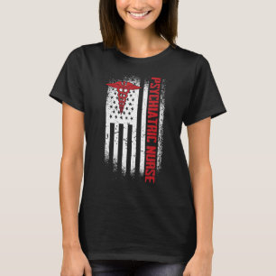 Psychiatrische verpleegtherapie School Psycholoog T-shirt