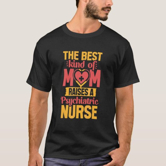 Psychiatrische verpleging mam Psych Rn Mental Heal T-shirt (Voorkant)