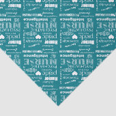 Psychiatrische verpleging, voorontwerp- en witteks tissuepapier (Detail)