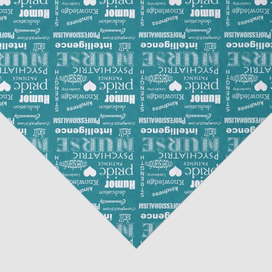 Psychiatrische verpleging, voorontwerp- en witteks tissuepapier (Detail)