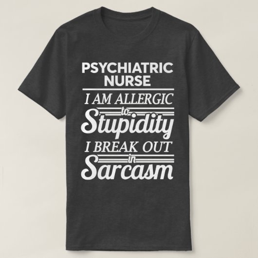 PSYCHIATRISCHE VERSTUURING 1 T-SHIRT (Design voorkant)