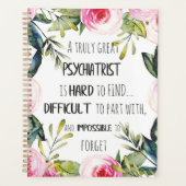 Psychiatrist Bedankt voor je waardering Planner (Voorkant)