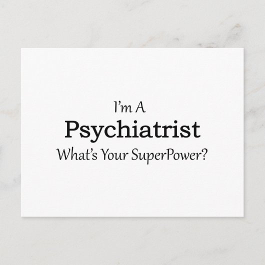 Psychiatrist Briefkaart (Voorkant)