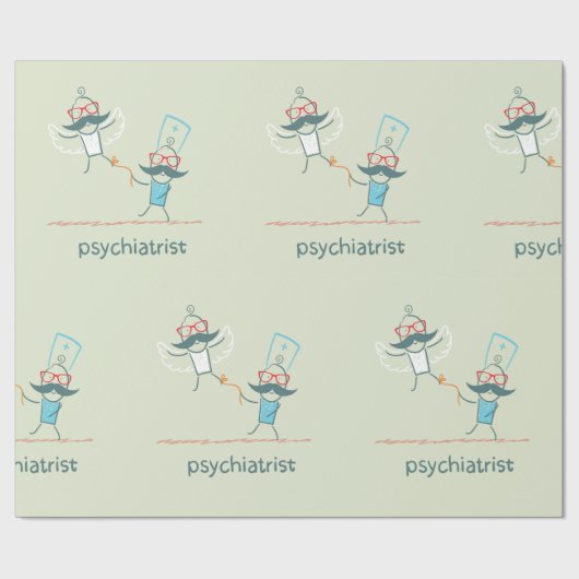 Psychiatrist Cadeaupapier (Vlak)