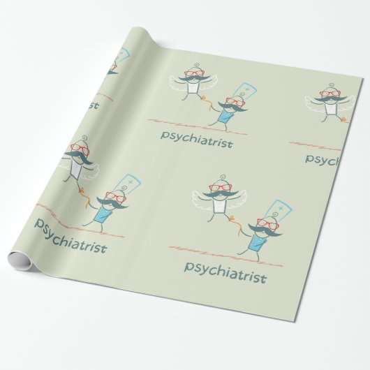 Psychiatrist Cadeaupapier (Uitgerold)