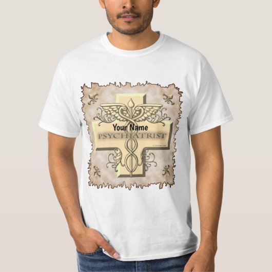 Psychiatrist Caduceus T-Shirt (Voorkant)