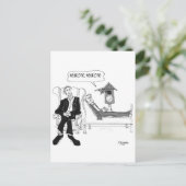 Psychiatrist Cartoon 2199 Briefkaart (Staand voorkant)