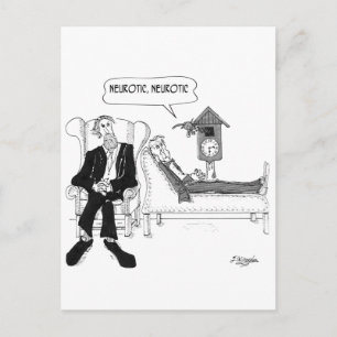 Psychiatrist Cartoon 2199 Briefkaart