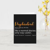 Psychiatrist Definition Psychiatry Doctor Speciali Kaart (Gele Bloem)