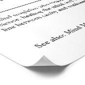 Psychiatrist Gepersonaliseerde Gift Poster (Hoek)