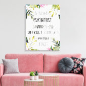 Psychiatrist Hartelijk dank voor uw citaat Gift Id Canvas Afdruk (Insitu (Woonkamer))
