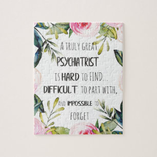 Psychiatrist Hartelijk dank voor uw citaat Legpuzzel