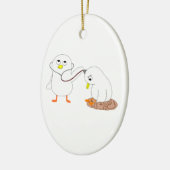 Psychiatrist Keramisch Ornament (Links)