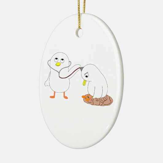 Psychiatrist Keramisch Ornament (Links)