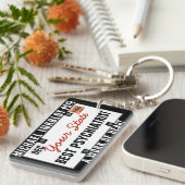 Psychiatrist Licence Bord Sleutelhanger (Voorkant Rechts)