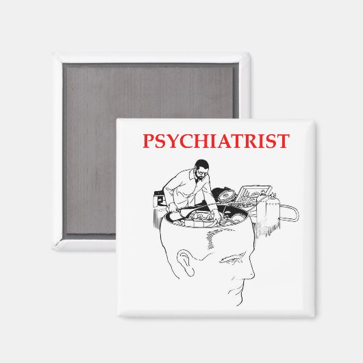 Psychiatrist Magneet (Voorkant / Achterkant)