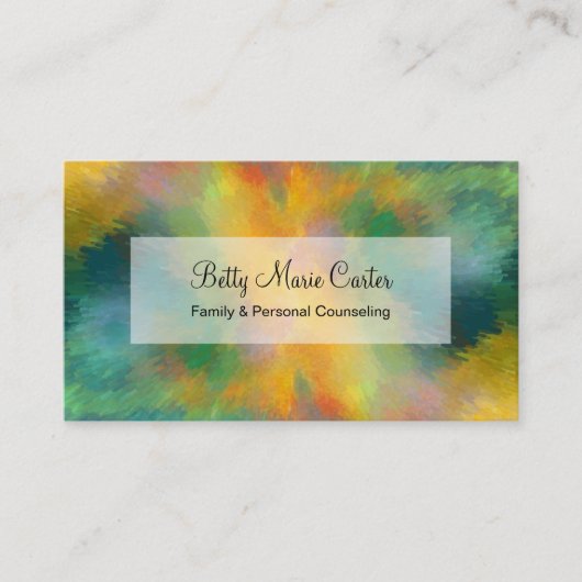 Psychiatrist modern design visitekaartje (Voorkant)