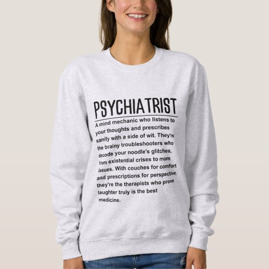 Psychiatrist Trui (Voorkant)
