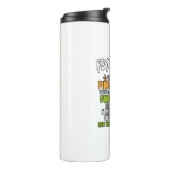 Psychiatristen zijn net als ananassen. thermosbeker (Gedraaid links)