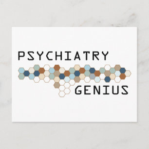Psychiatry Genius Briefkaart