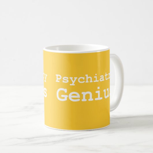 Psychiatry Genius Gifts Koffiemok (Voorkant rechts)