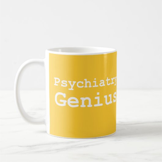 Psychiatry Genius Gifts Koffiemok (Links)